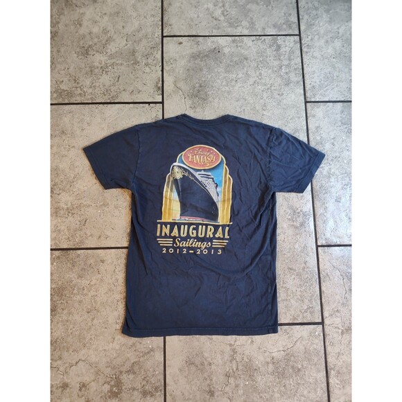 Disney Cruise Line Fantasy Inaugural Sailings 2012 2013 T-Shirt Women’s Small - Picture 10 of 10